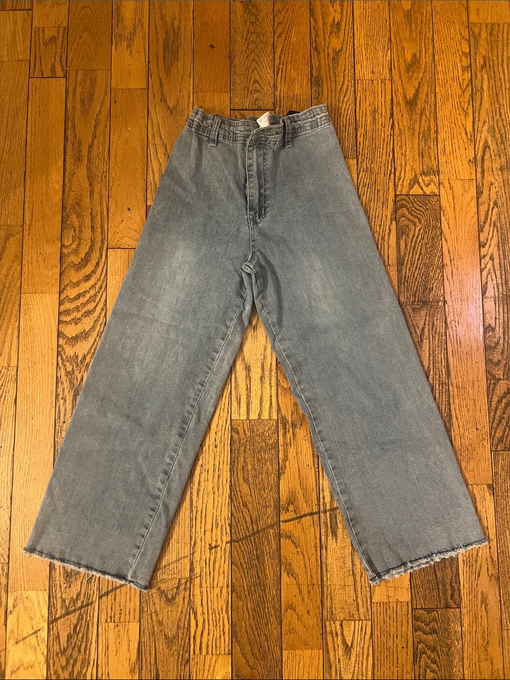 Classic Kids Light Blue Wide-Leg Denim Jeans